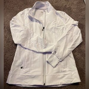 White scrub jacket